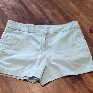 British Khaki Women's Light Blue Shorts
